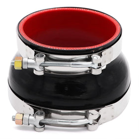 Taukealugs front view showing 4" to 5" coupler and clamps, durable fit