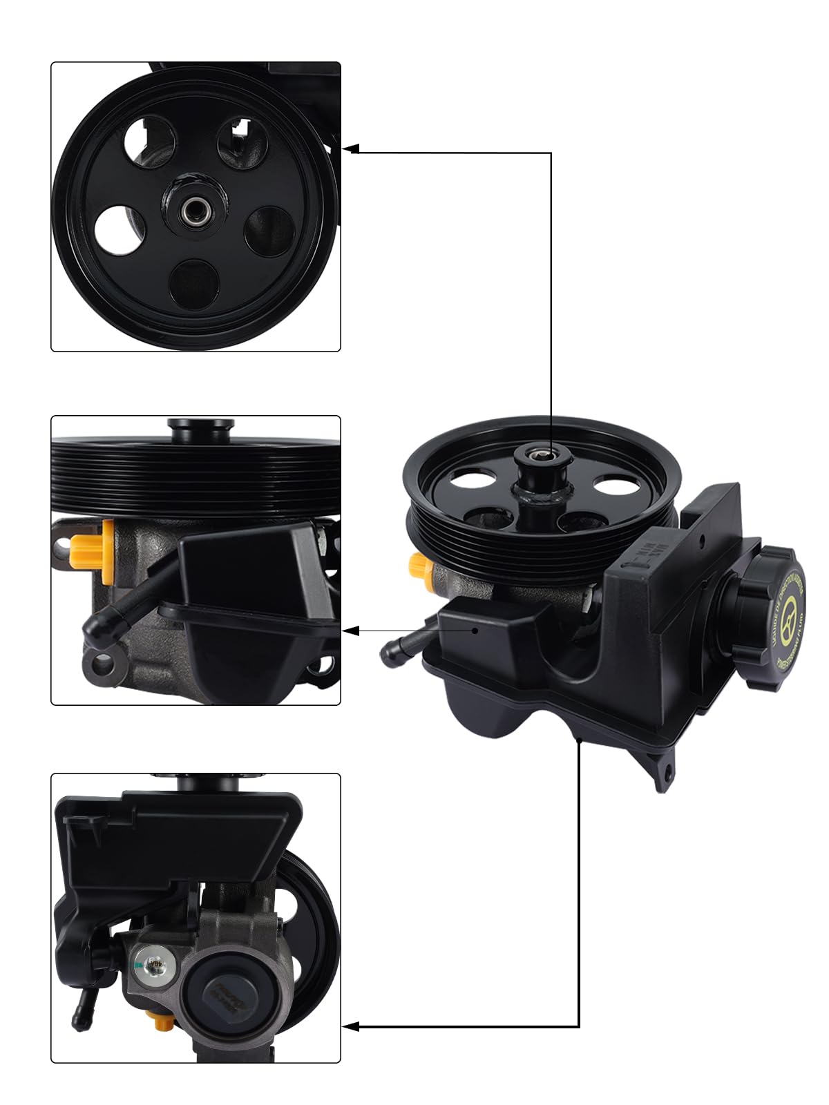 TAUTOY mounting points clear shot for accurate fit and straightforward installation