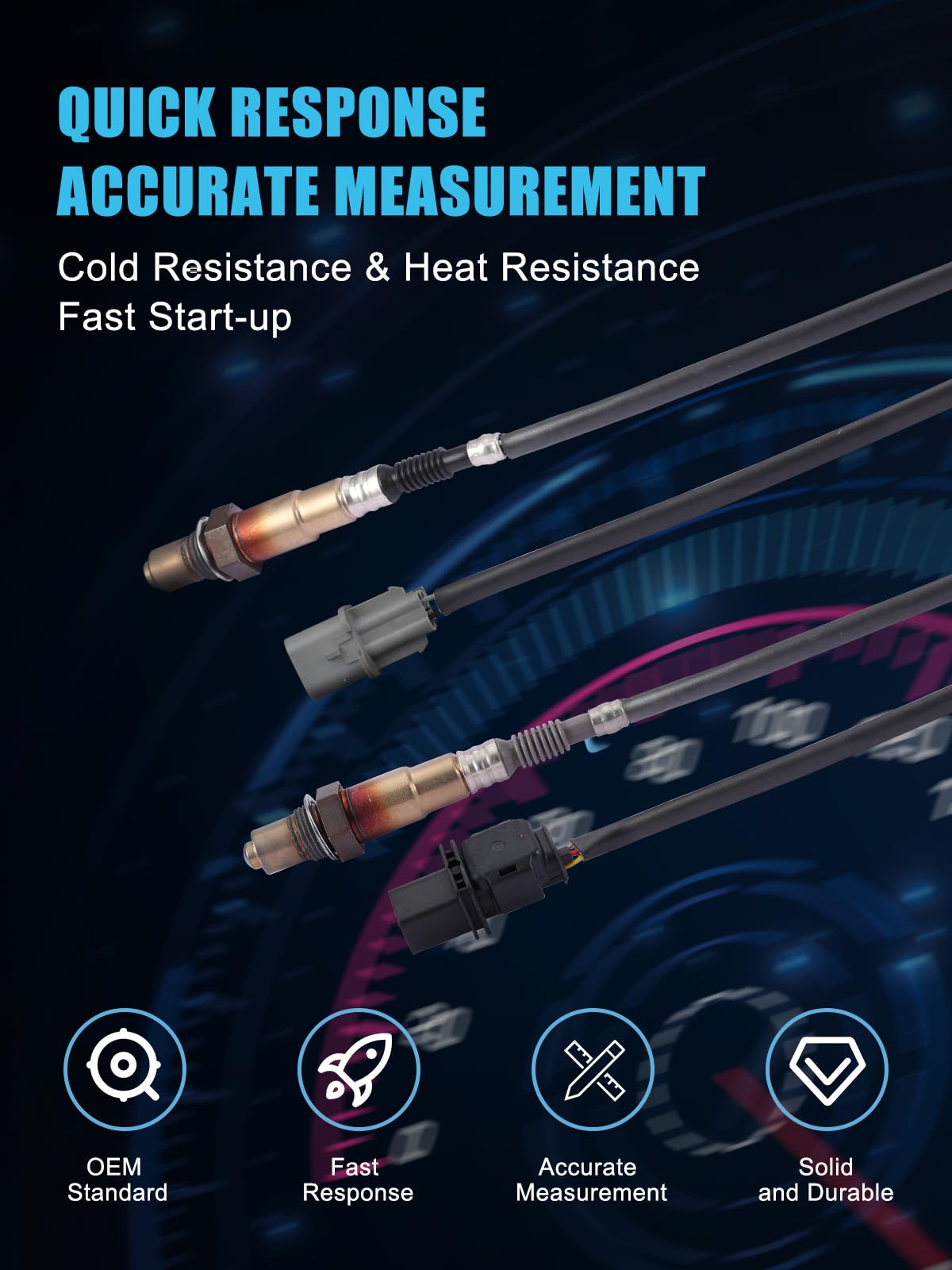 TAUTOY sensor wiring and connector detail showing OEM-style plug for quick fitment