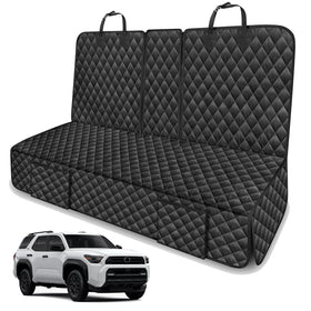 TAUYANG back seat front view showing full bench protection and neat fit