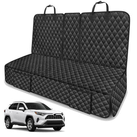 TAUYANG front view showing full backseat cover protecting upholstery