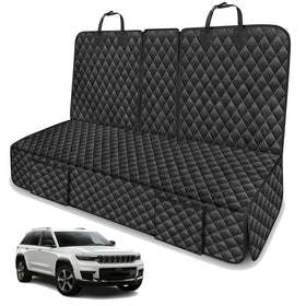 TAUYANG installed in Grand Cherokee back seat showing precise fit and protection