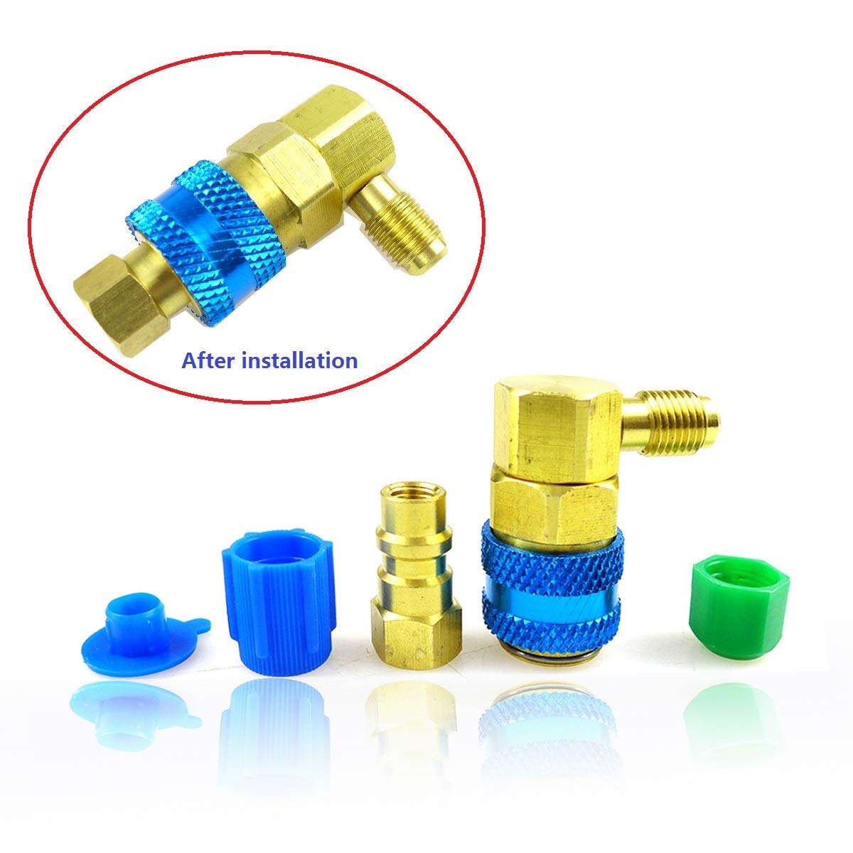 Tavaski detail of connection fittings displaying secure seal and easy attachment