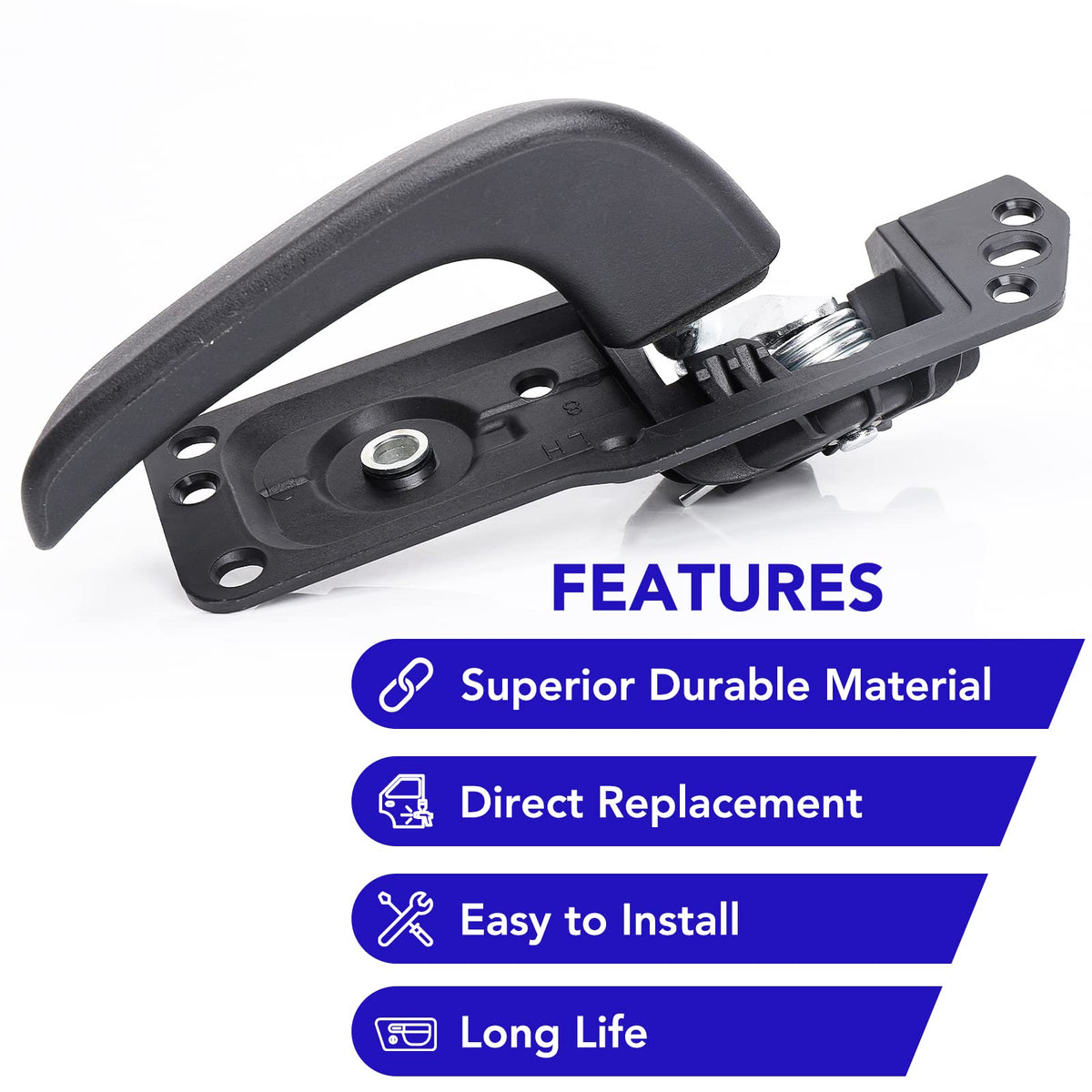 TAYATUO handle installed on vehicle door showing restored door operation
