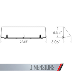 TayMac DG28 close curvature detail showing smooth polystyrene for long-lasting durability