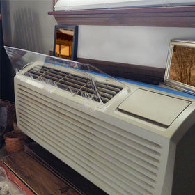 TayMac installed in a bedroom PTAC unit showing improved airflow and guest comfort benefit