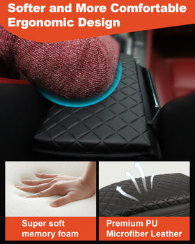 TBHOO memory foam side profile detail showing cushioned comfort