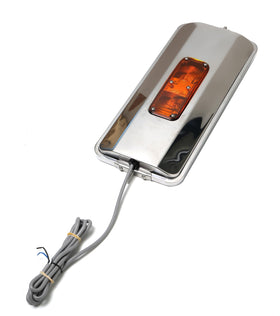 TBOZZ front view of 7x16 mirror showing sleek West Coast styling and improved visibility