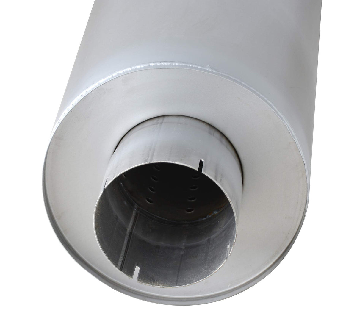 TBOZZ muffler installed under truck demonstrating improved exhaust tone and robust fitment