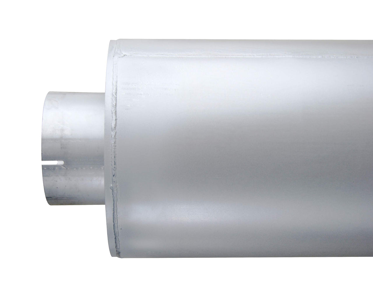 TBOZZ muffler length comparison showing 51 inch overall length for accurate sizing