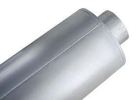TBOZZ muffler weld detail closeup highlighting aluminized-steel construction and corrosion resistance