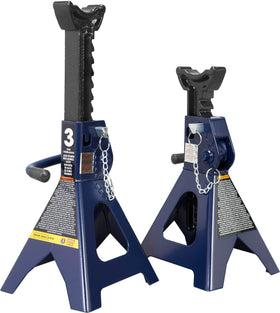 TCE front view pair blue showing stable stance and workshop readiness