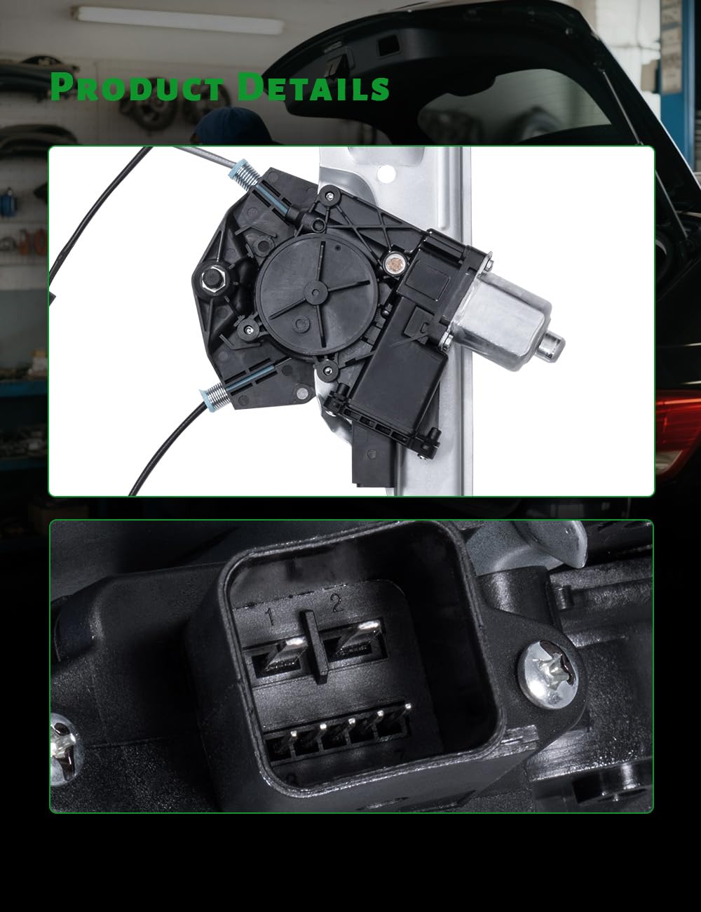 TCFWED seven-pin connector detail ensuring plug-and-play benefit
