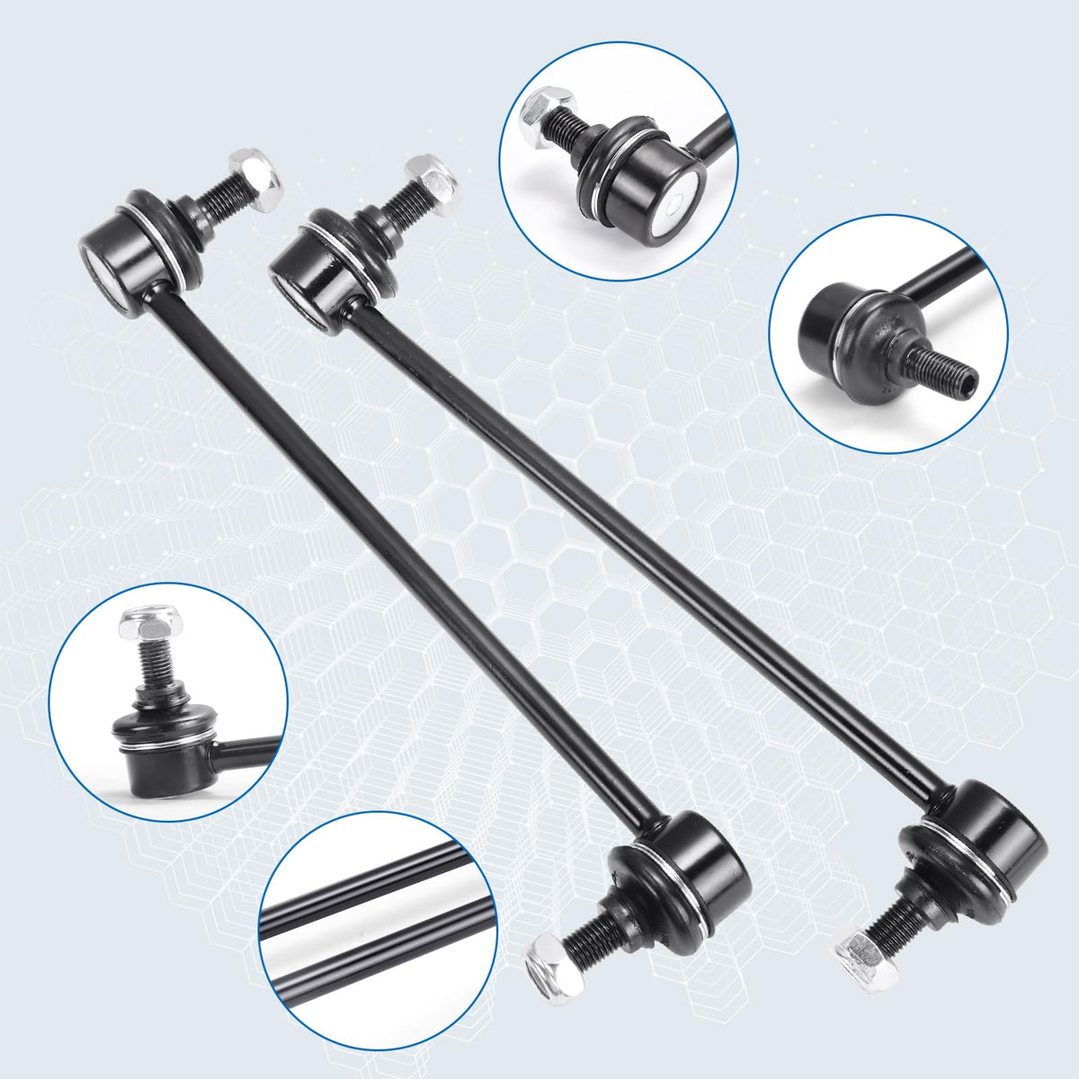 TCHENPART side profile showing metal finish and corrosion resistance benefit