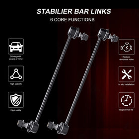 TCHENPART sway bar link mounted on suspension illustrating restored stability benefit