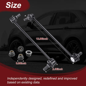 TCHENPART sway bar link during garage installation showing easy DIY upgrade benefit