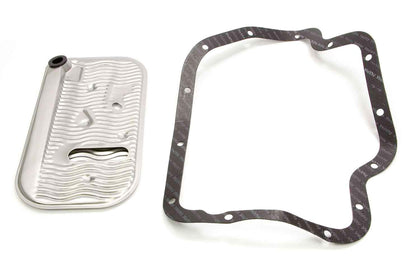 TCI TH400 front view of filter and reusable pan gasket showing fit and easy installation benefit