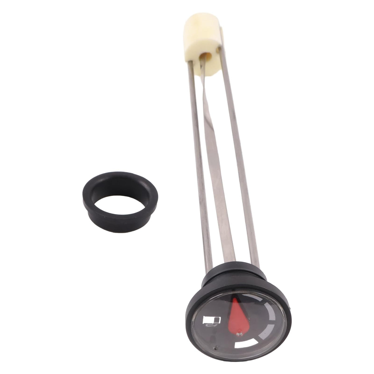 TCINDRR fuel gauge side profile highlighting durable stem and seal