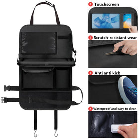 TCJJ lifestyle image of family roadtrip with organiser improving car comfort