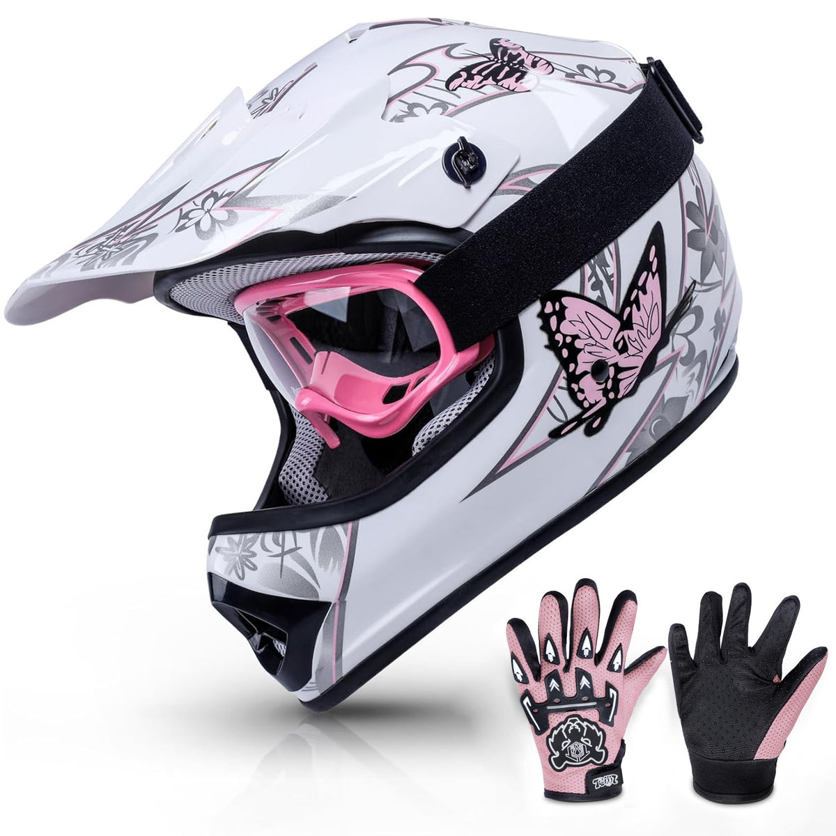 TCMT helmet front view showing full-face protection and DOT safety