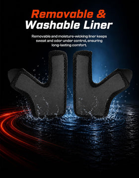 TCMT removable liner displayed for easy washing and fresh fit