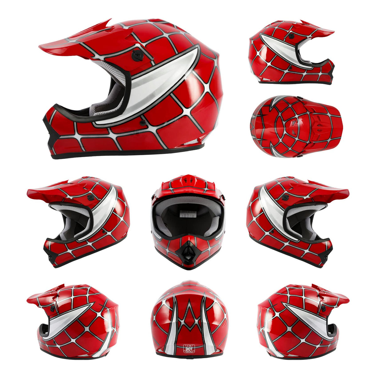 TCMT side profile with visor showing sun-blocking and clear sight
