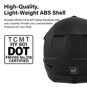 TCMT side profile with adjustable visor improving glare protection