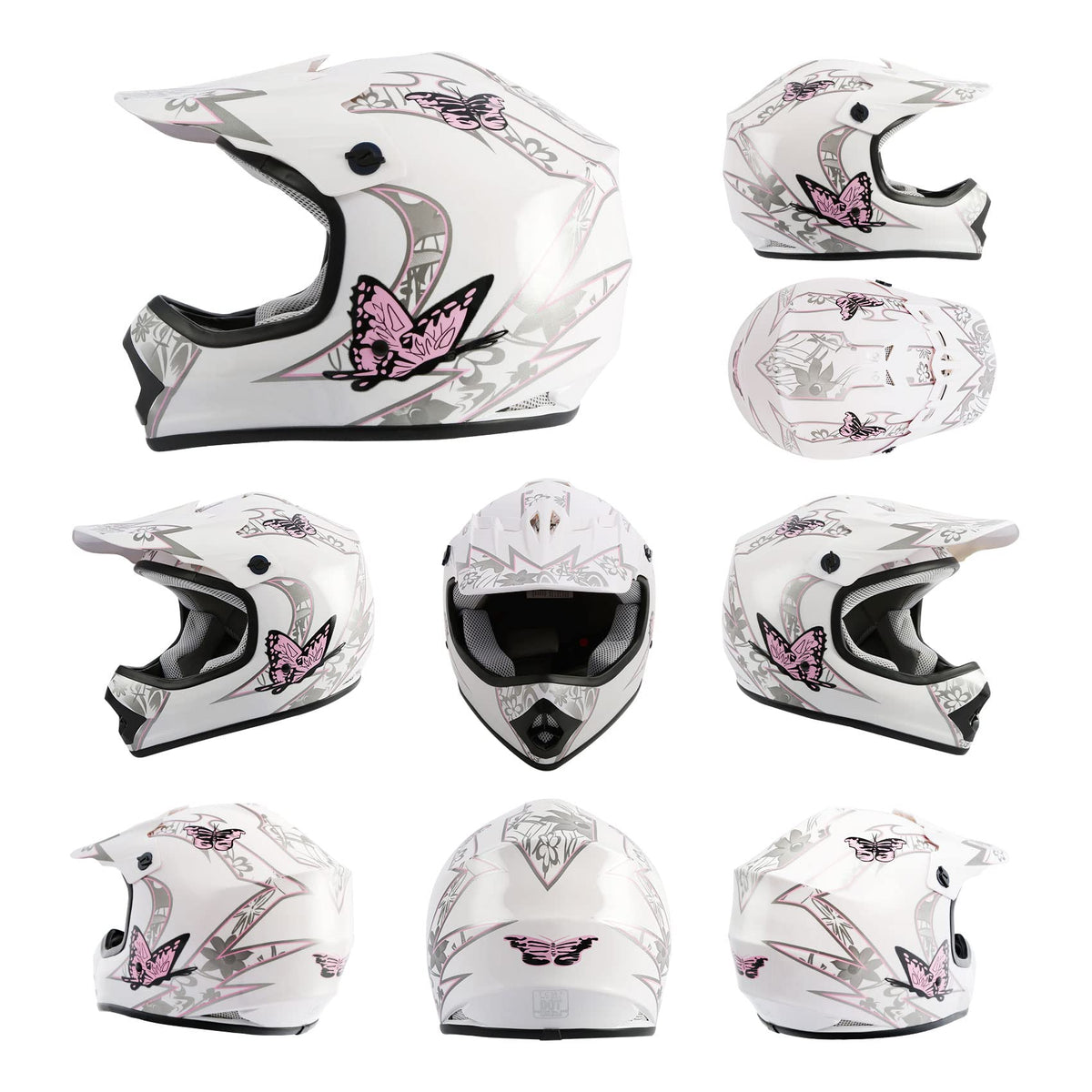 TCMT helmet side profile with adjustable visor for glare reduction