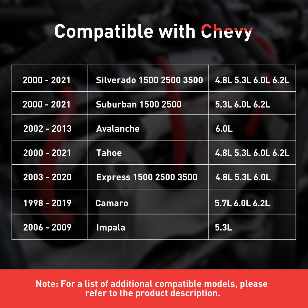 TCOOKLIT label showing compatible OEM part numbers for easy vehicle matching