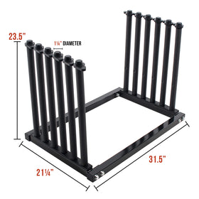 TCP Global detail of rubber-tipped mast lock securing windshields and preventing slips