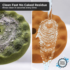 TCP Global pad mounted on polisher demonstrating controlled buffing