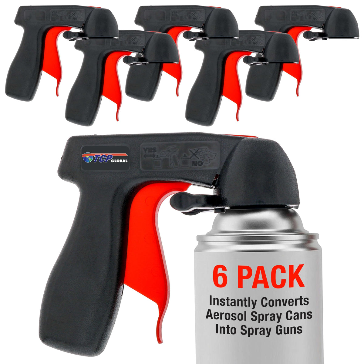 TCP Global front view of trigger handle showing ergonomic grip for comfort
