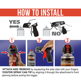 TCP Global trigger in use spraying paint for improved control and even finish