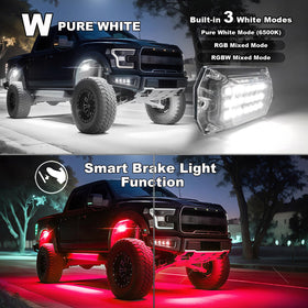 TDE Explorer.Lighting smartphone app and RF remotes showing simple color control and presets
