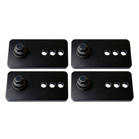 TDPROMOTO front view of full bracket set showing fit and finish benefits