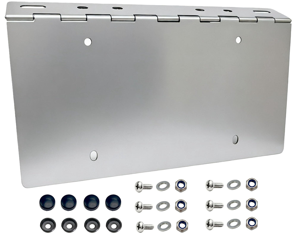 TDPROMOTO front view of chrome holder showing sturdy build and finish