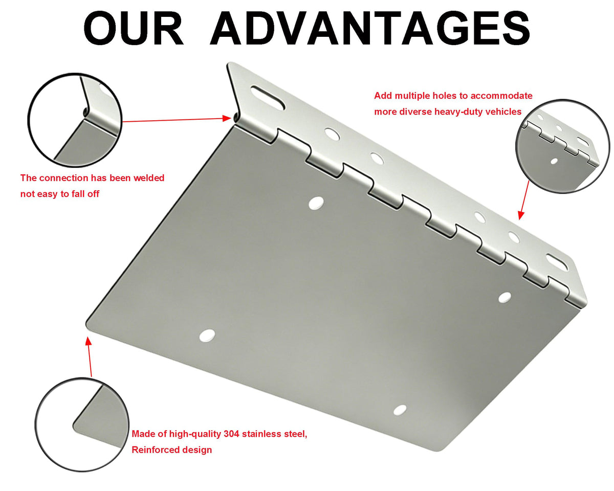 TDPROMOTO included screws and lock nuts laid out for quick install