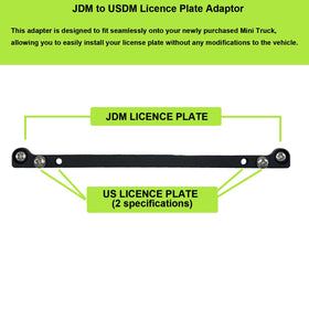 TDPROMOTO adapter beside ruler showing compact size and easy fit
