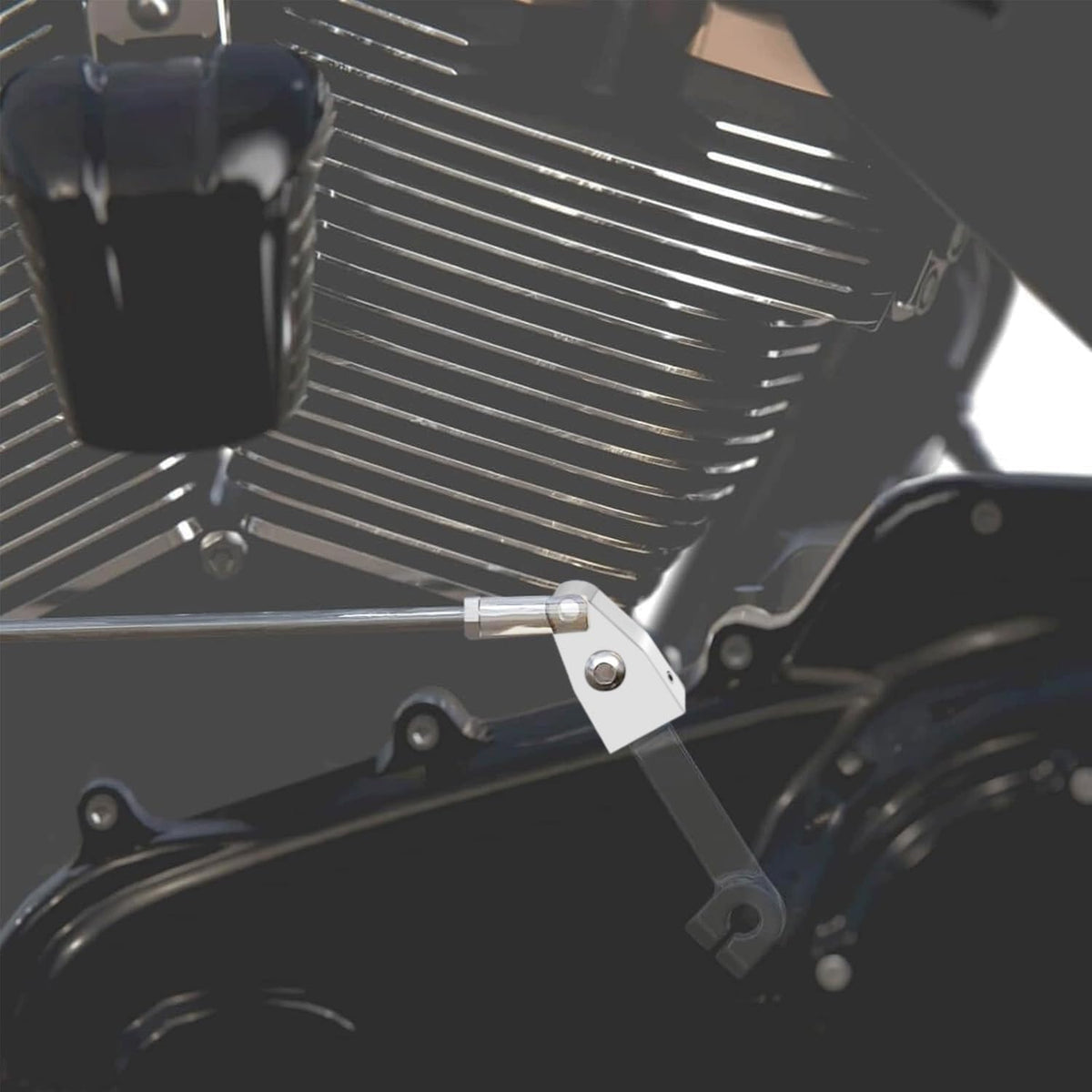 TDZ MOTO close-up of EZ Shift lever detail highlighting precision engineering benefit