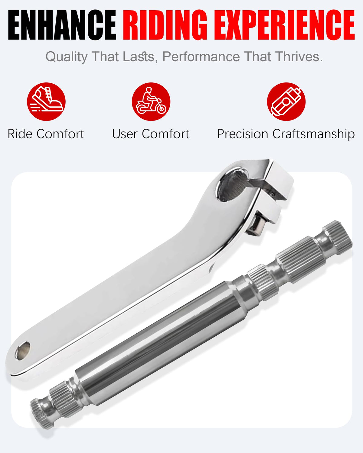 TDZ MOTO installed in foot shifter assembly demonstrating correct placement and improved operation