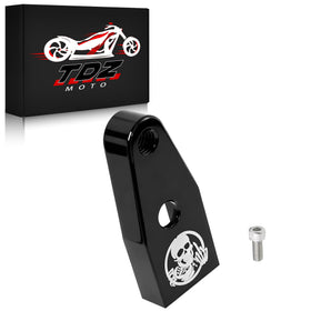 TDZ MOTO Skull EZ Shift front view showing design and quick install benefit