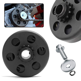 TEANTECH clutch mounted on engine shaft illustrating secure installation