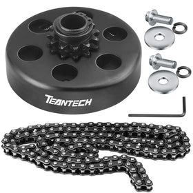 TEANTECH front view of clutch kit showing components and quick installation benefit