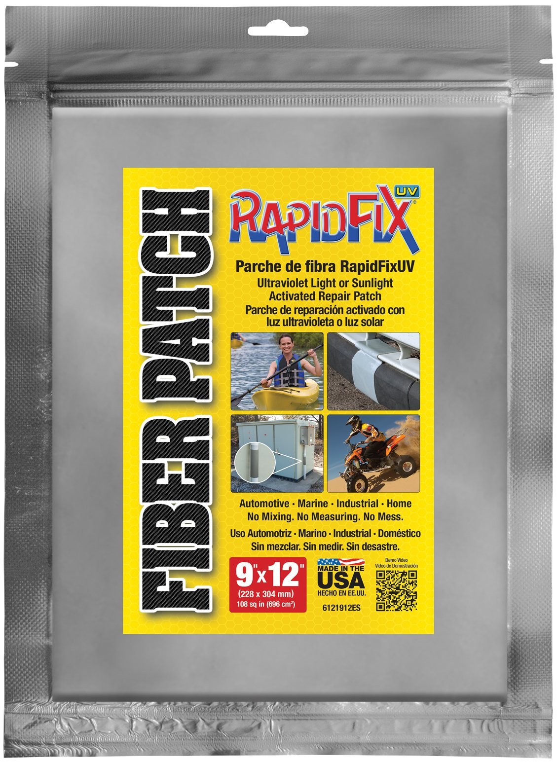 Tear Mender front packaging showing product and patch benefits