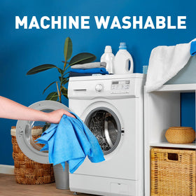 TEAWOO towel in kitchen setting wiping counter showing versatile cleaning benefit