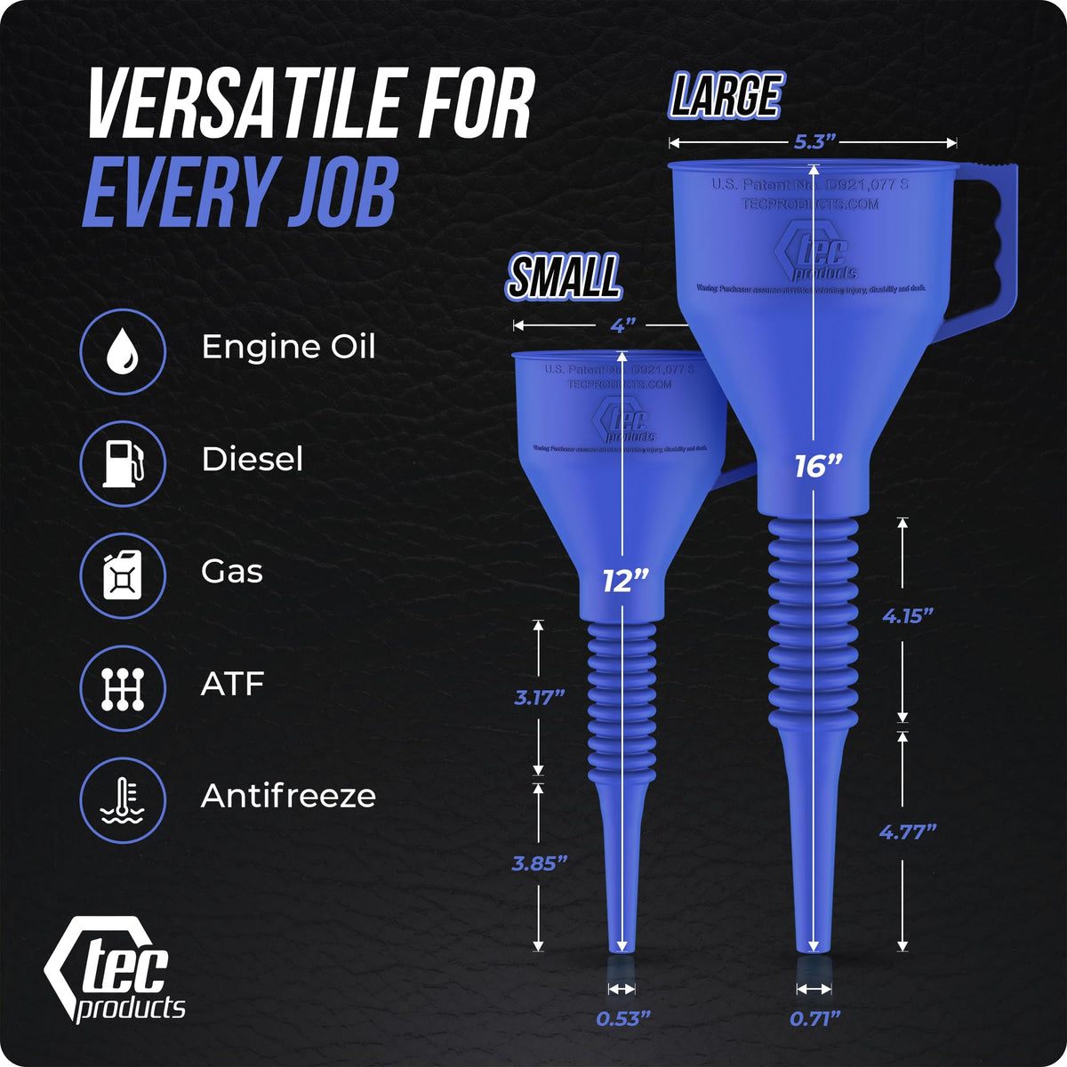 TEC Products FlexAll beside a ruler to show 16-inch length for reach benefit