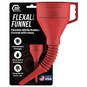 TEC Products front view funnel showing wide mouth for easy filling
