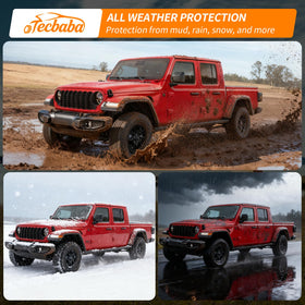 Tecbaba installed on Jeep Gladiator in outdoor lifestyle scene improving durability