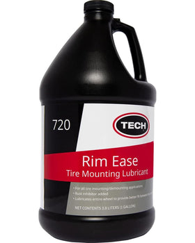 TECH Rim Ease front view of 1-gallon container showing product identity and capacity benefit