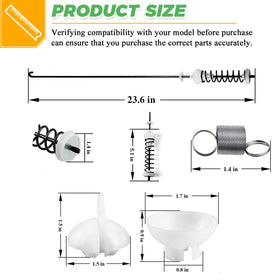 Techecook suspension rod installed in washer, restore stable quiet spinning